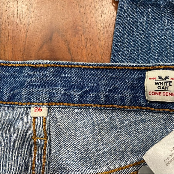Levi’s White Oak Cone Denim Wedgie button fly 26 retro blogger fav raw crop - Picture 5 of 14